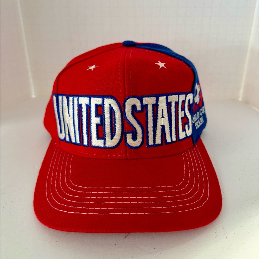 Vintage 1994 FIFA World Cup USA Team Soccer Hat Cap Adidas SnapBack